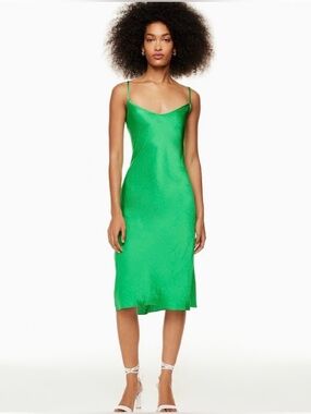 split leg midi dress Bridgeen Green Leaf Angel Sleeve Split Leg Midi Dress – Get That Trend